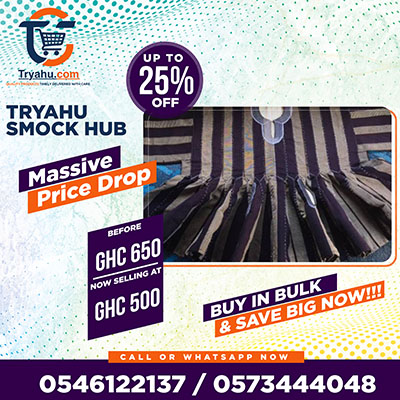 Shop Durable Handwoven Smocks | Ghanaian Fugu at Tryahu